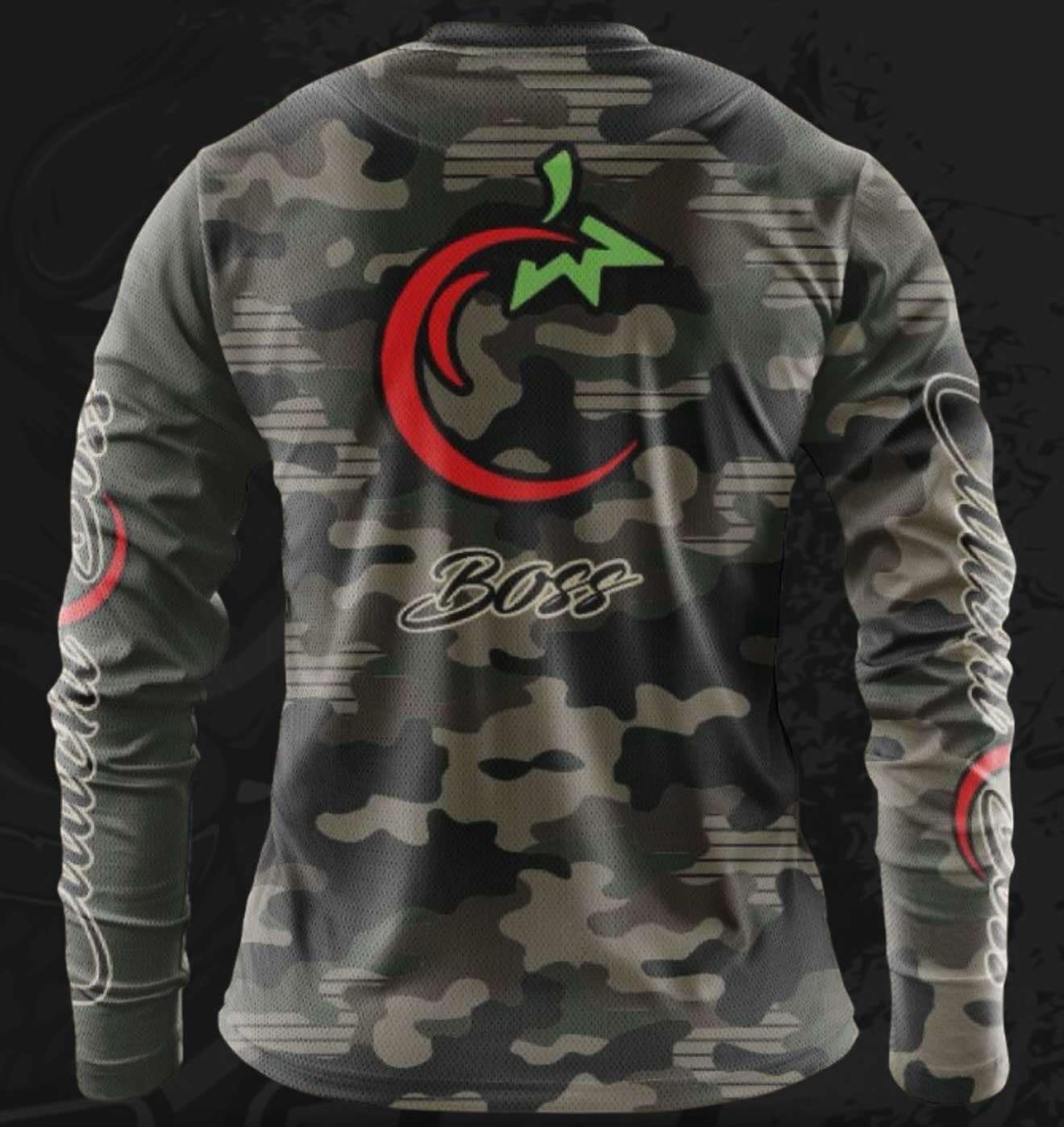Sport long sleeve Jersey Shirt-Camouflage