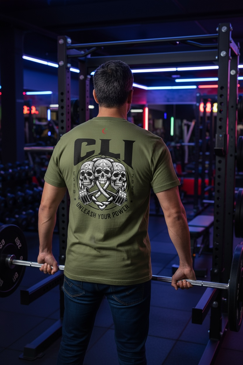 Unleash Your Power-Military Green