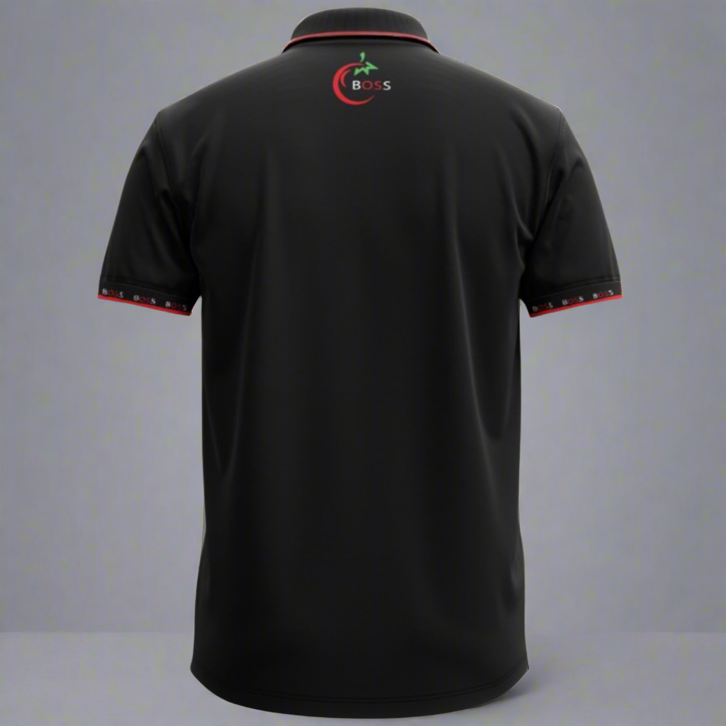 Cotton-Polo Shirt Red Lines