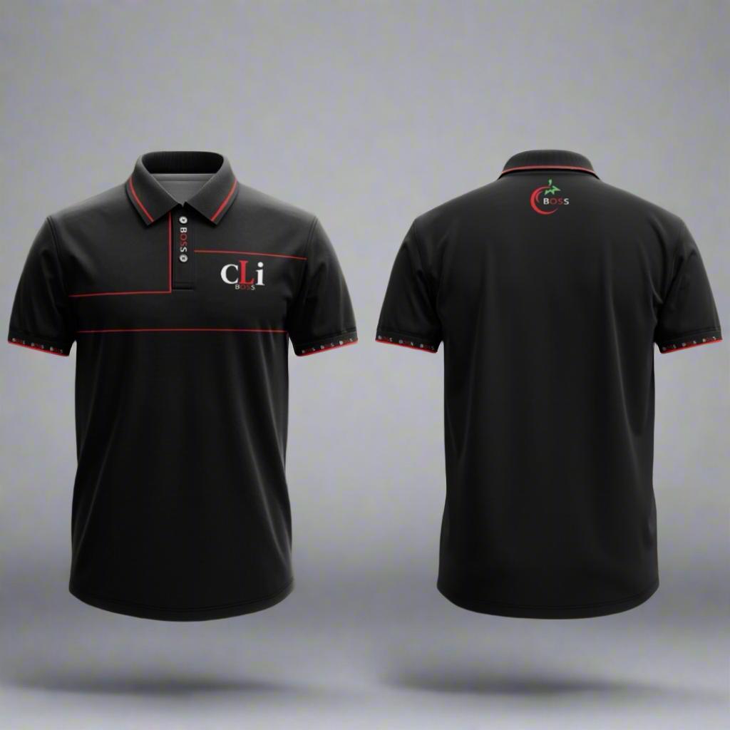 Cotton-Polo Shirt Red Lines