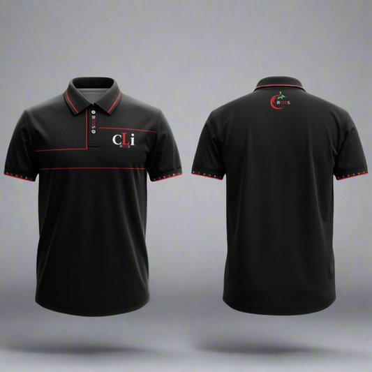 Cotton-Polo Shirt Red Lines