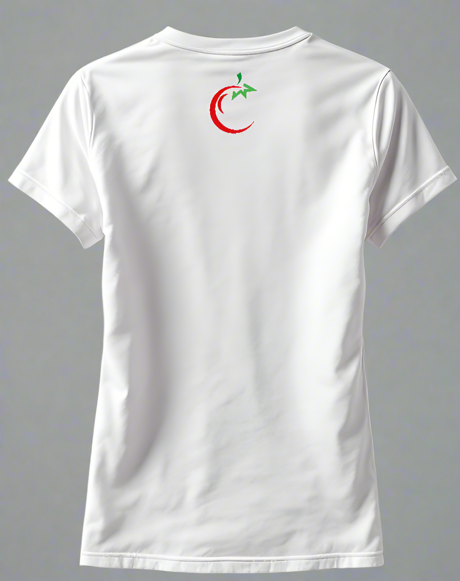 White CB- Brown Circle, Hearts