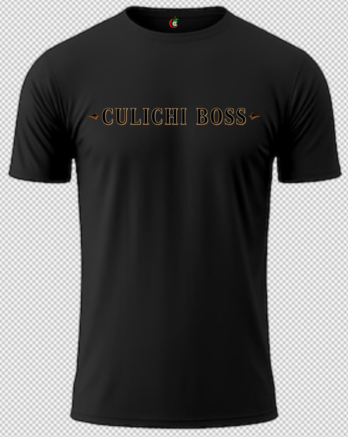 CULICHI BOSS Snake Logo Tee — Black