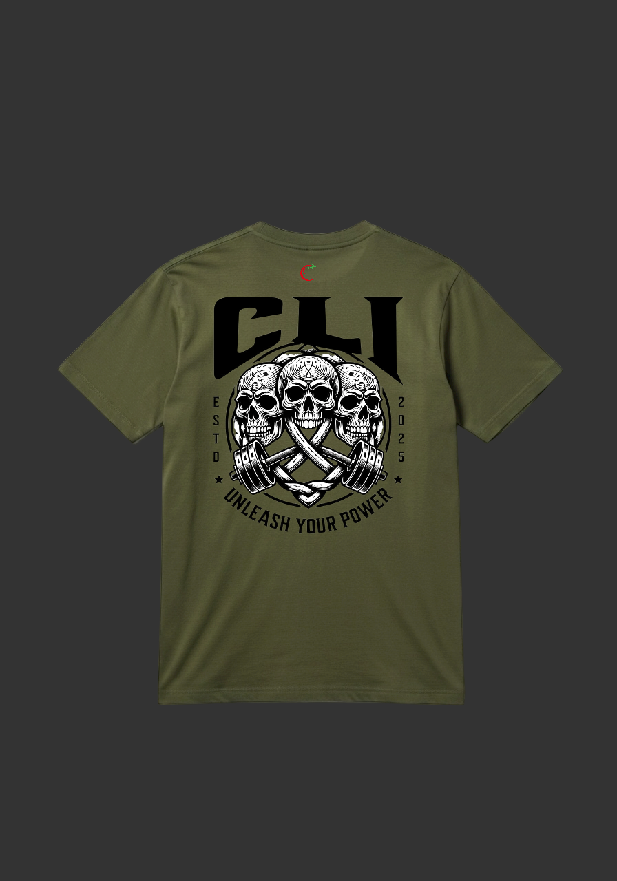 Unleash Your Power-Military Green