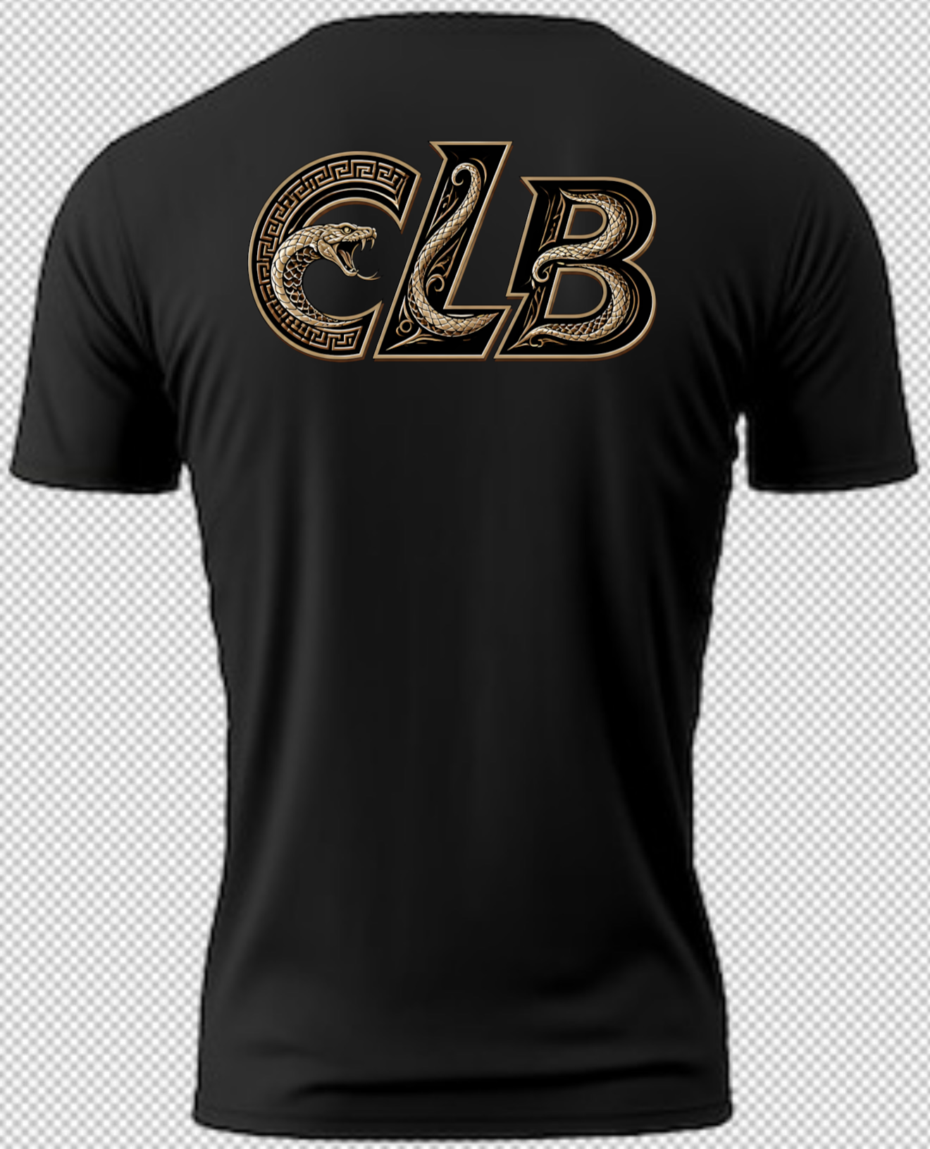 CULICHI BOSS Snake Logo Tee — Black